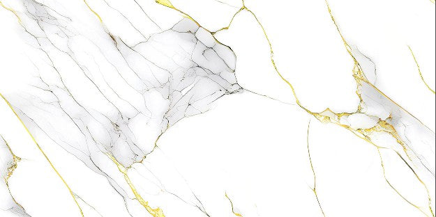 Digital Vitrified Tiles Code Vigo Gold Endless (600x1200 mm) Glossy