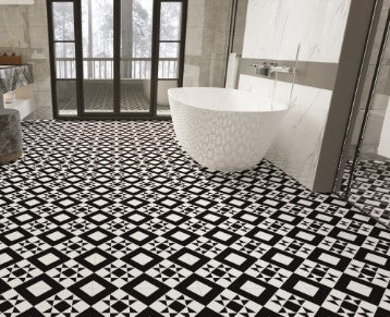 Digital Moroccan Tiles Code Wb-09 (300x300mm)