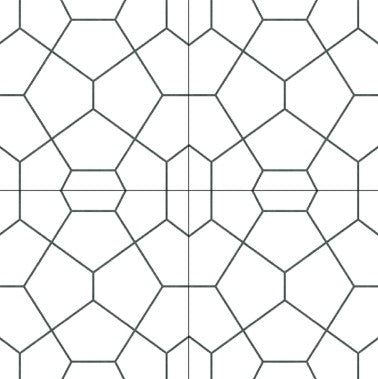 Digital Parking Tiles Code Zic Zac 002 (400x400mm)