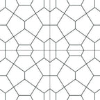 Digital Parking Tiles Code Zic Zac 002 (400x400mm)