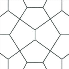 Digital Parking Tiles Code Zic Zac 002 (400x400mm)