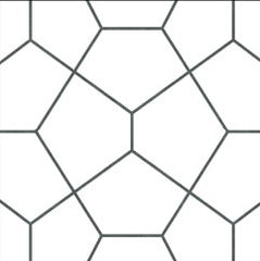 Digital Vitrified Tiles Code Zic Zac 002 (400x400mm) Matt