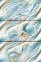 Digital Vitrified Tiles Code Alice Aqua Gold (600x1200 mm) High Glossy