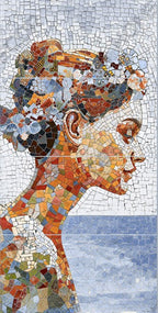 Digital Poster Tiles Code Ancient Gaze (1200x2400 mm)