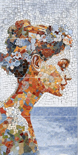 Digital Poster Tiles Code Ancient Gaze (1200x2400 mm)