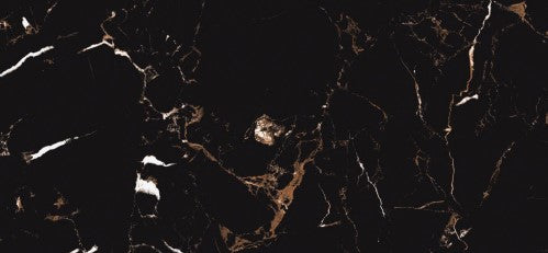 Digital Vitrified Tiles Code Apollo Black (600x1200 mm) High Glossy