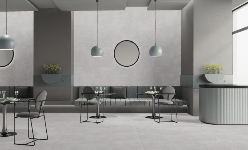 Digital Vitrified Tiles Code Aspen Grey (600x1200 mm) Matt