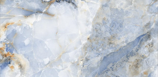 Digital Vitrified Tiles Code Aura Oynx Azul (600x1200 mm) Glossy Endless