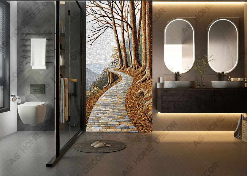 Digital Poster Tiles Code Autumn Trail (1200x2400 mm)