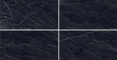Digital Vitrified Tiles Code Barcelo Black (600x1200 mm) High Glossy Endless