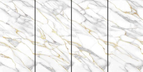 Digital Vitrified Tiles Code Botanic Grey Gold (600x1200 mm) High Glossy
