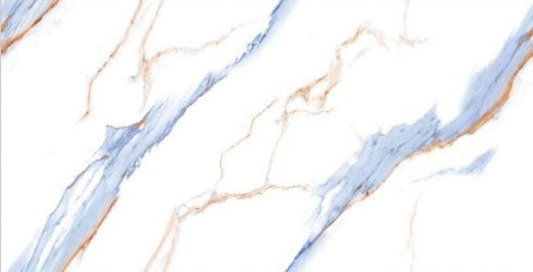 Digital Vitrified Tiles Code Bruno Blue (600x1200 mm) Glossy
