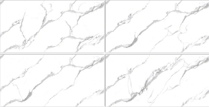 Digital Vitrified Tiles Code Calacatta Lasa (600x1200 mm) Glossy Endless