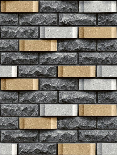 Digital Elevation Tiles Code Calido Lead (300x450 mm) High Depth