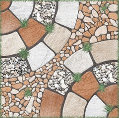 Digital Vitrified Tiles Code Cobble 002 (400x400mm) Matt