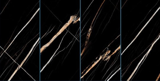 Digital Vitrified Tiles Code Cobra Black (600x1200 mm) High Glossy