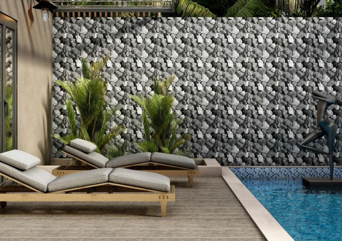 Digital Elevation Tiles Code Coral Grey (300x450 mm) High Depth