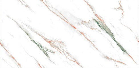 Digital Vitrified Tiles Code Corinto White (600x1200 mm) High Glossy