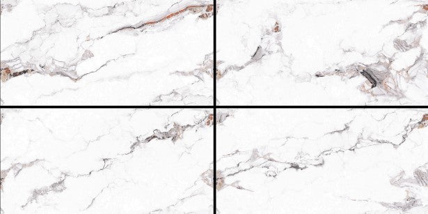 Digital Vitrified Tiles Code Costello Red (600x1200 mm) Glossy