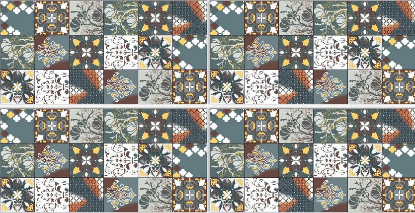 Digital Vitrified Tiles Code Décor 010 (600x1200 mm) High Glossy Endless