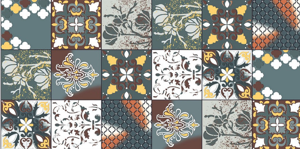 Digital Vitrified Tiles Code Décor 010 (600x1200 mm) High Glossy Endless