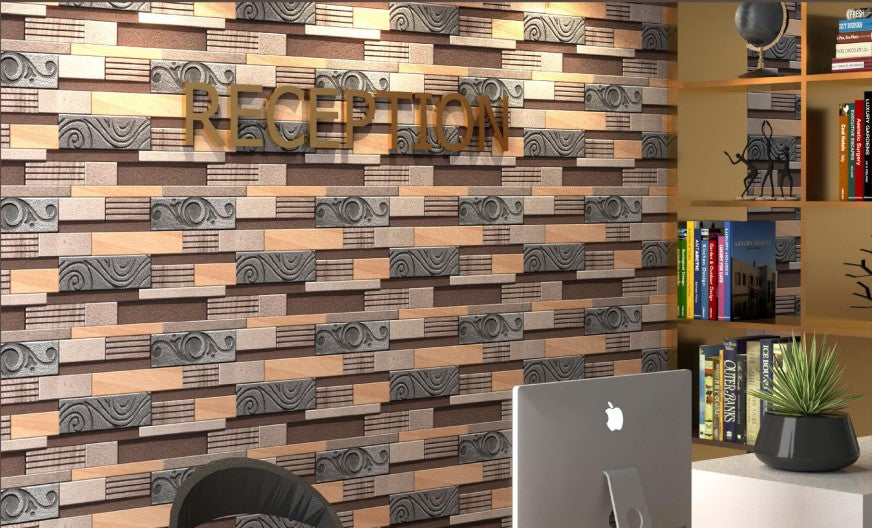 Digital Elevation Tiles Code Desert Choco (300x450 mm) High Depth