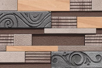 Digital Ceramic Tiles Code Desert Choco (300x450 mm) High Depth