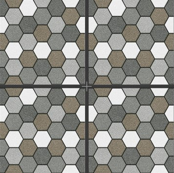 Digital Parking Tiles Code Daimond-024 (400x400mm)