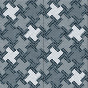 Digital Parking Tiles Code Diamond 110 (500x500mm)