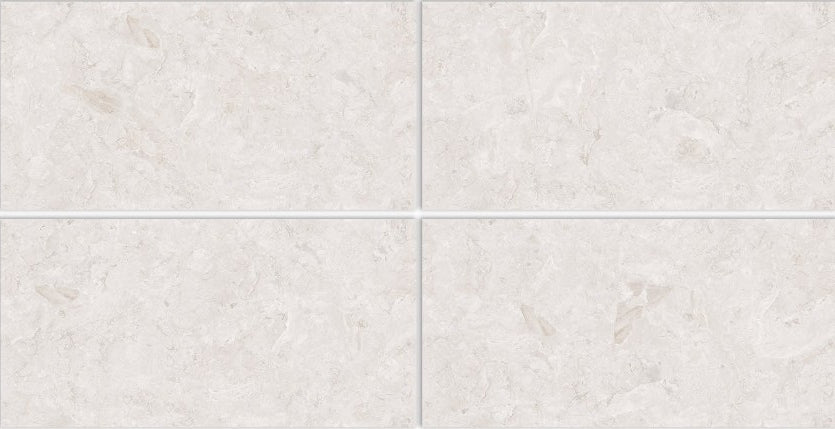 Digital Vitrified Tiles Code Domina White (600x1200 mm) Glossy Endless