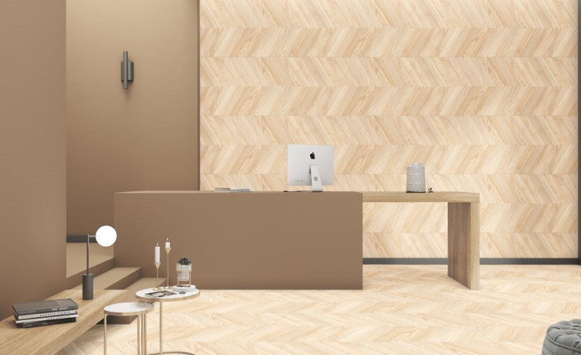 Digital Wooden Tiles Code Elemento Beige (600x1200 mm)