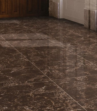 Digital Vitrified Tiles Code Emperador Choco (600x1200 mm) High Glossy