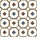 Digital Moroccan Tiles Code Geometric Diamond (600x600 mm)