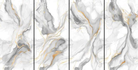 Digital Vitrified Tiles Code Gorgeous Grey Gold (600x1200 mm) High Glossy