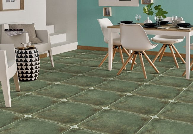 Digital Athangudi Tiles Code Insert Green (600x600 mm)