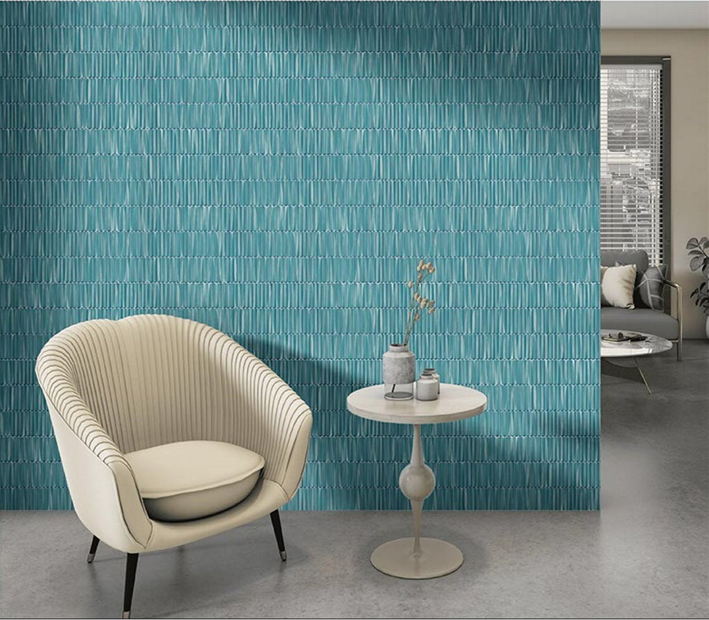 Digital Subway Tiles Code Kenzo Cosmo Ocean (300x300mm)