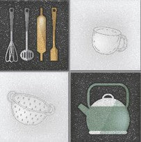 Digital Moroccan Tiles Code Kt-10-hl (300x300mm) Matt