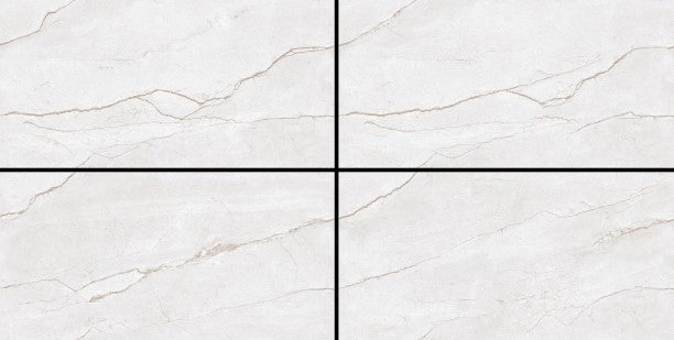 Digital Vitrified Tiles Code Liard White (600x1200 mm) Glossy