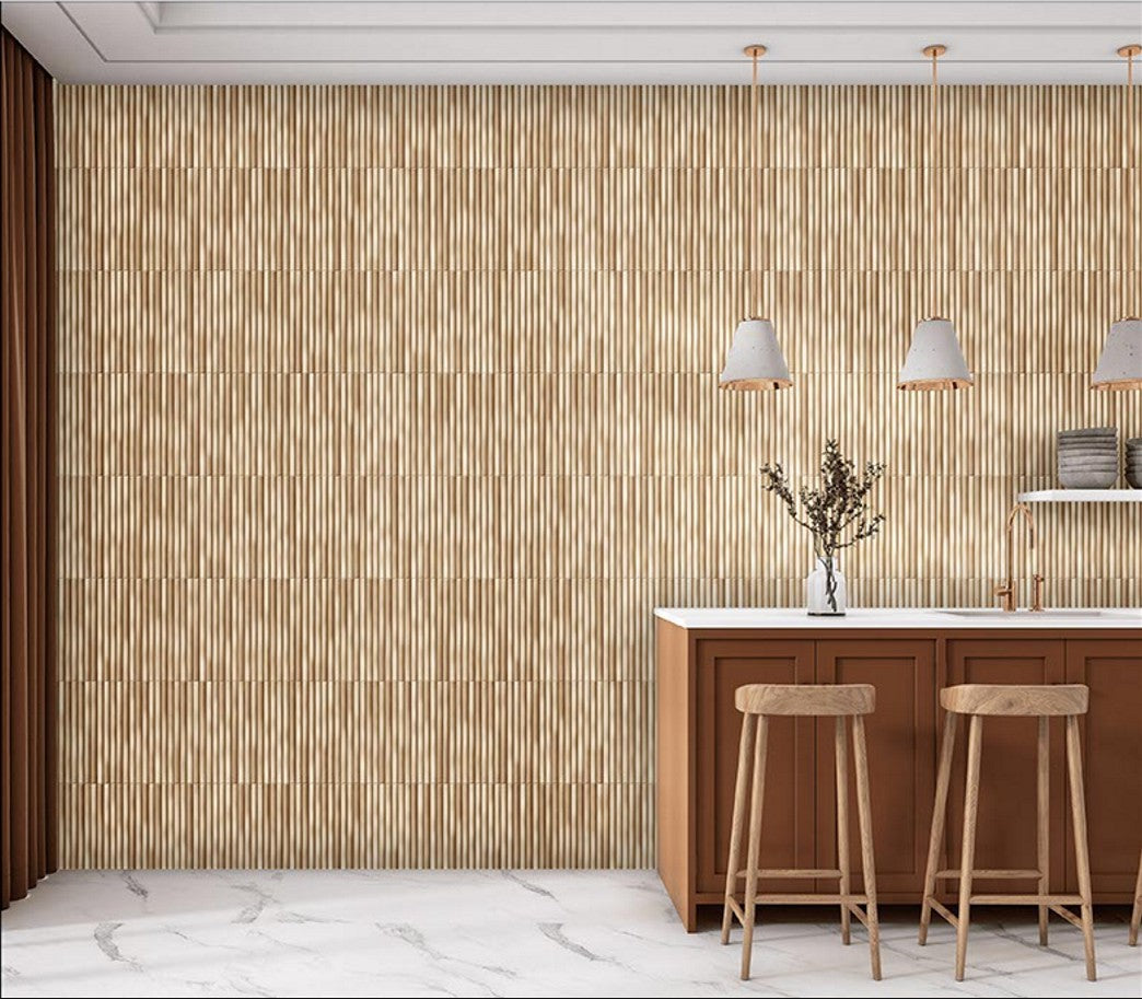 Digital Subway Tiles Code Liner Cosmo Ivory (300x300mm)
