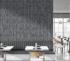 Digital Subway Tiles Code Liner Cosmo Nero (300x300mm)