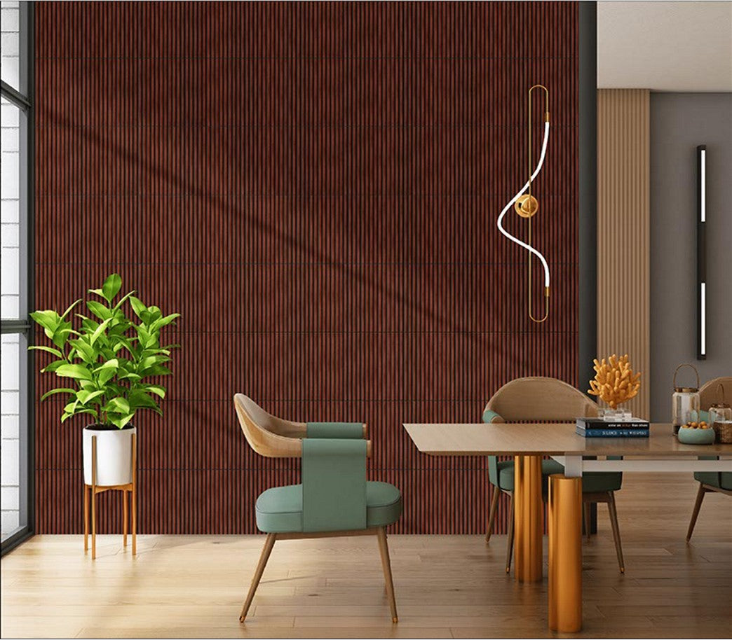 Digital Subway Tiles Code Liner Cosmo Wine (300x300mm)