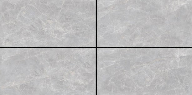 Digital Vitrified Tiles Code Lisbon Grey (600x1200 mm) Glossy