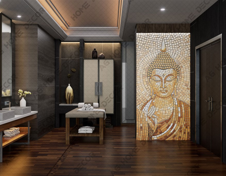 Digital Poster Tiles Code Lord Budha (1200x2400 mm)