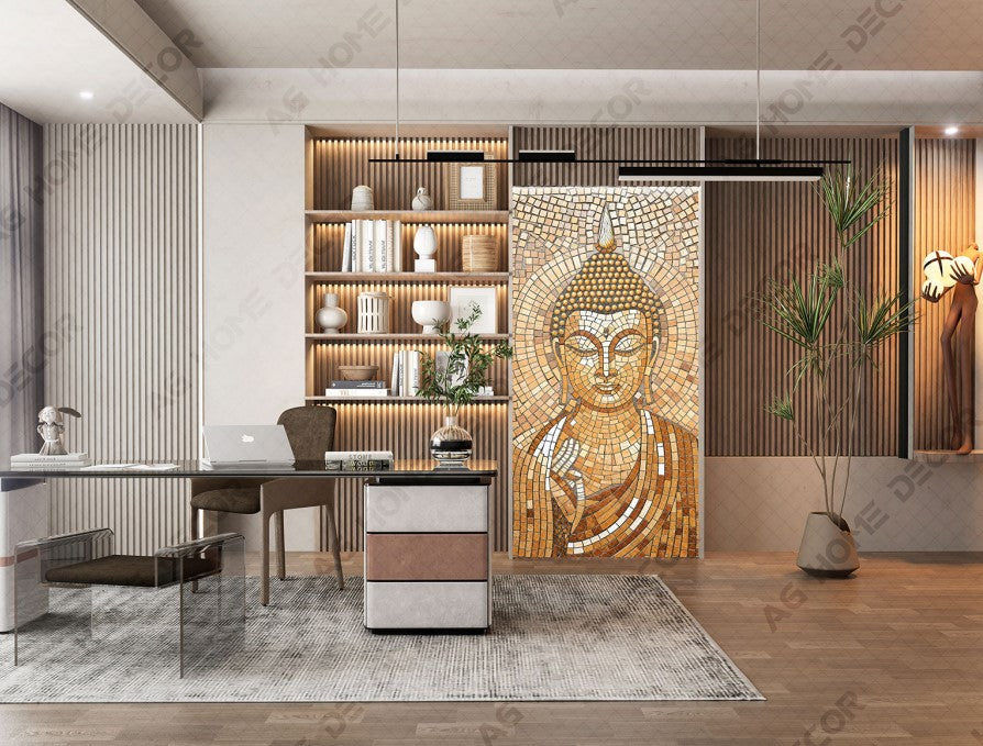 Digital Poster Tiles Code Lord Budha (1200x2400 mm)