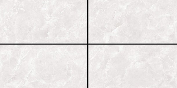 Digital Vitrified Tiles Code Lorne Bianco (600x1200 mm) Glossy