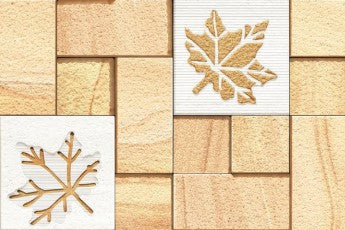 Digital Elevation Tiles Code Lotus Crema (300x450 mm) High Depth