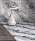 Digital Vitrified Tiles Code Lucio Azul (600x1200 mm) Glossy