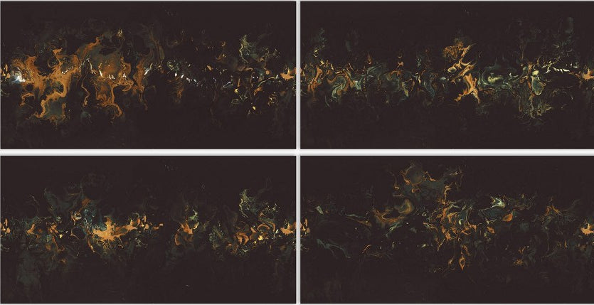 Digital Vitrified Tiles Code Macel Black (600x1200 mm) High Glossy Endless