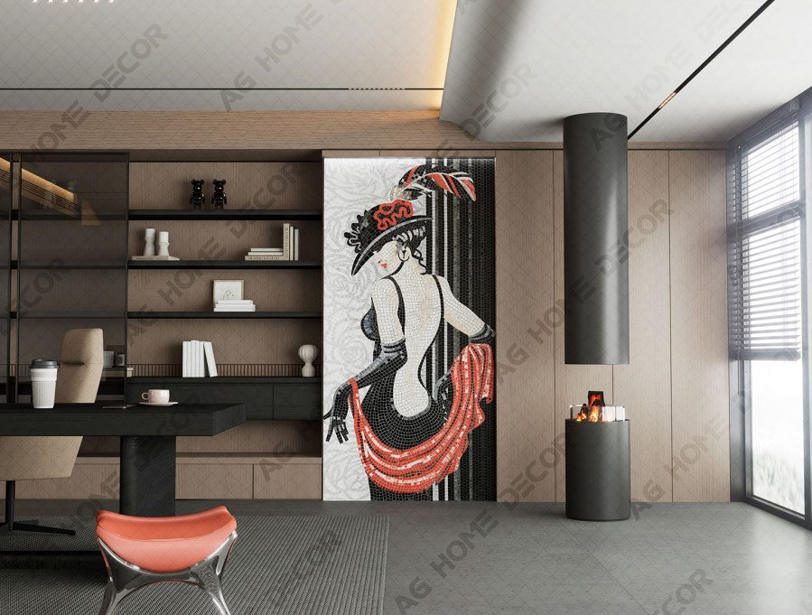 Digital Poster Tiles Code Madam Mosaic (1200x2400 mm)