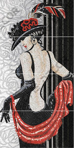 Digital Poster Tiles Code Madam Mosaic (1200x2400 mm)